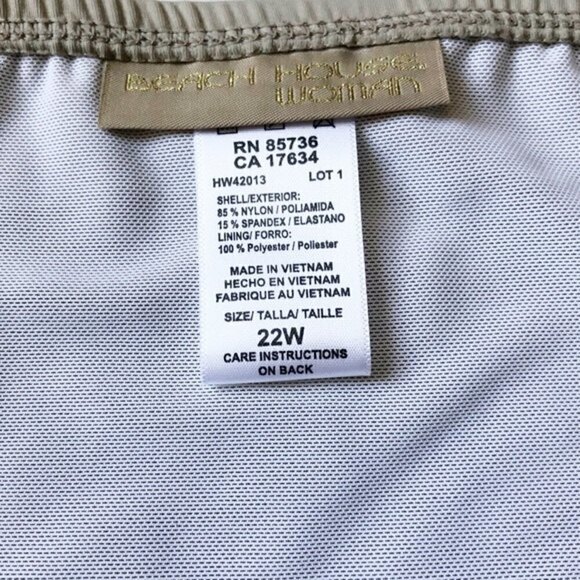 Beach House Bikini Bottoms Plus Size Khaki Side Tie 22W NWT - Picture 4 of 8